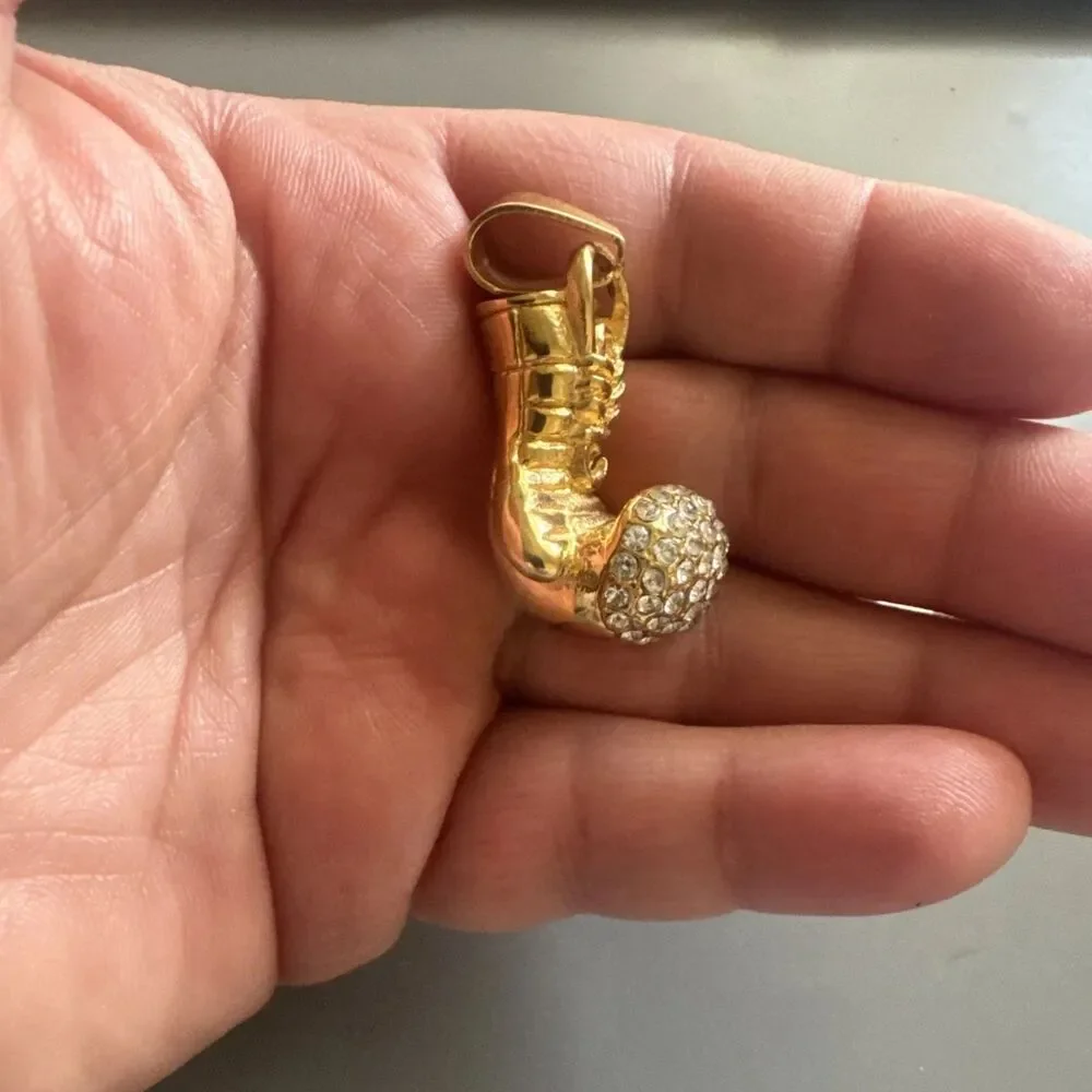 Silver Spark Jewels boxing glovee